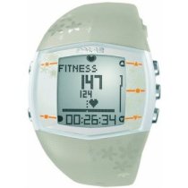 polar ft40 women's heart rate monitor watch beige
